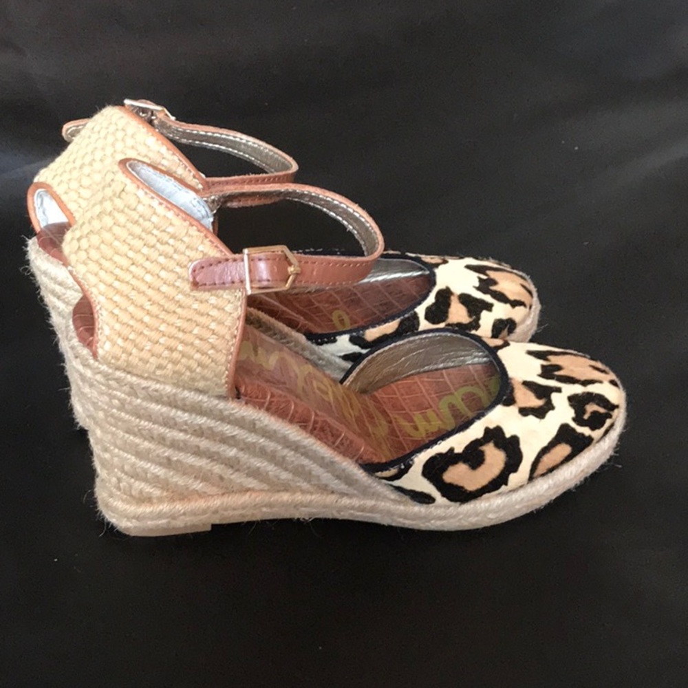 Sam Edelman Harmony Leopard print espadrilles